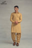 Fawn Shalwar Kameez For Men's