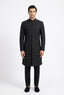 Black Embroidery Sherwani For Men's