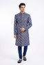 Blue Embroidery Sherwani For Men's