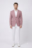 Red Elegant Casual Coat For Men's