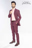 Maroon Elegent Coat Pant For Men's