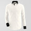 White & Black Formal Shirt For Men's