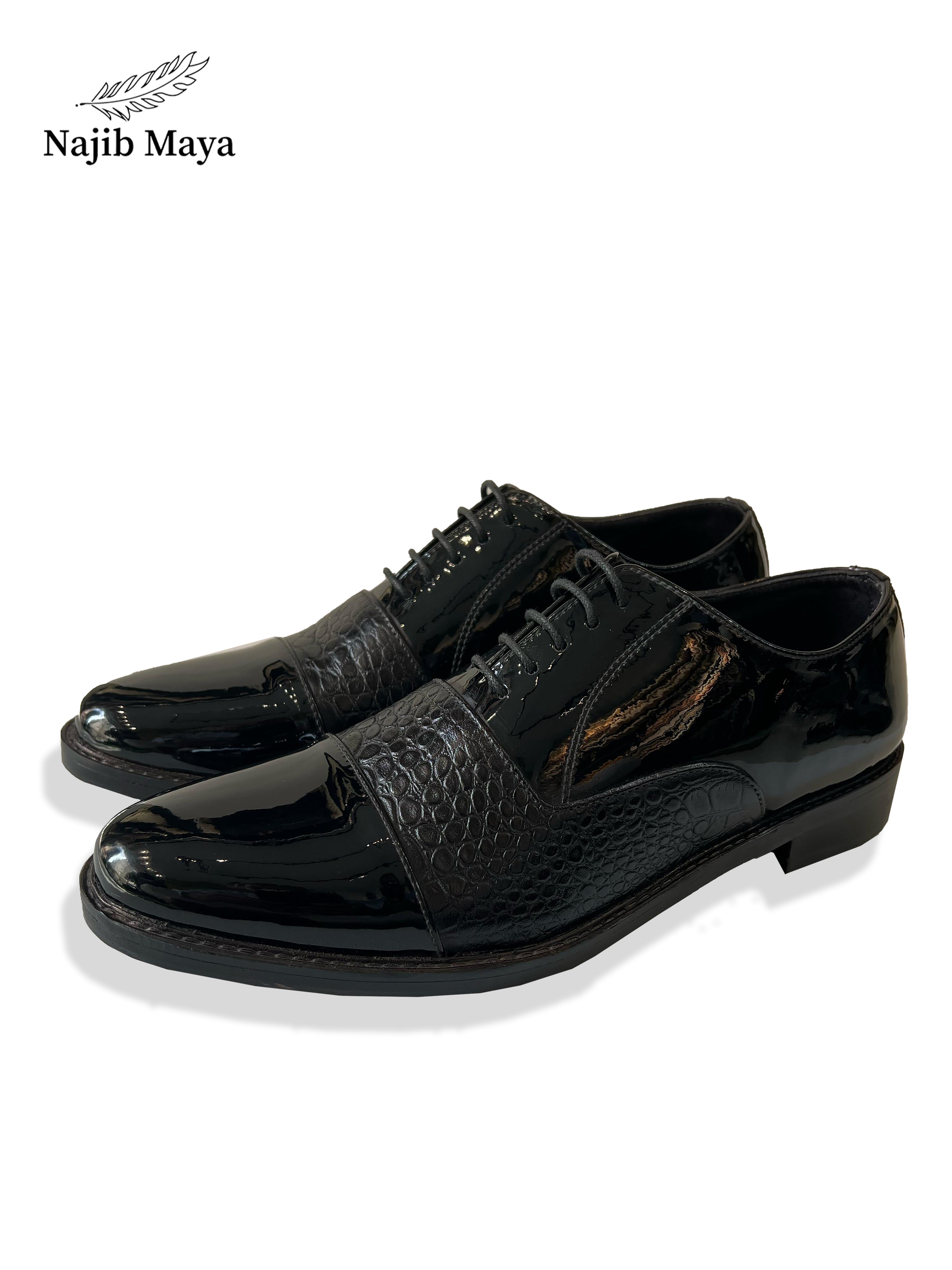 Luxury Black Shoes For Men's Main image