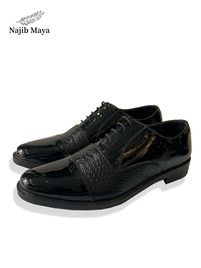 Luxury Black Shoes For Men's