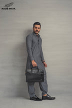 Grey Shalwar Kameez For Men's