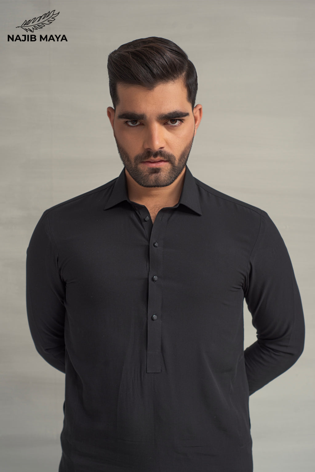 Black Shalwar Kameez For Men's