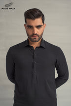 Black Shalwar Kameez For Men's