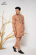 Load image into Gallery viewer, Ovaltine Embroidery  Kurta Pajama For Men&#39;s