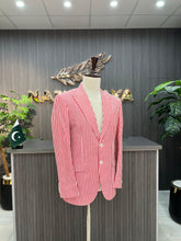 Load image into Gallery viewer, Pink &amp; White Lining Casual Coat For Men&#39;s