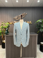 Load image into Gallery viewer, Sky Blue Stylish Casual Coat For Men&#39;s