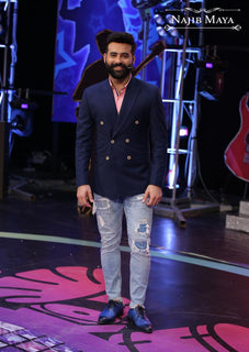 Royal Blue Coat For Men's