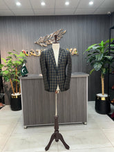 Load image into Gallery viewer, Green Cheque Casual Coat For Men&#39;s