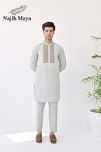 Pista Green Kurta Pajama For Men's
