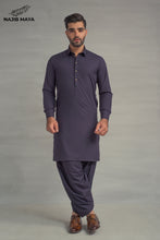 Load image into Gallery viewer, Purple Shalwar Kameez For Men&#39;s