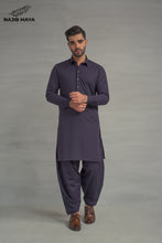 Load image into Gallery viewer, Purple Shalwar Kameez For Men&#39;s