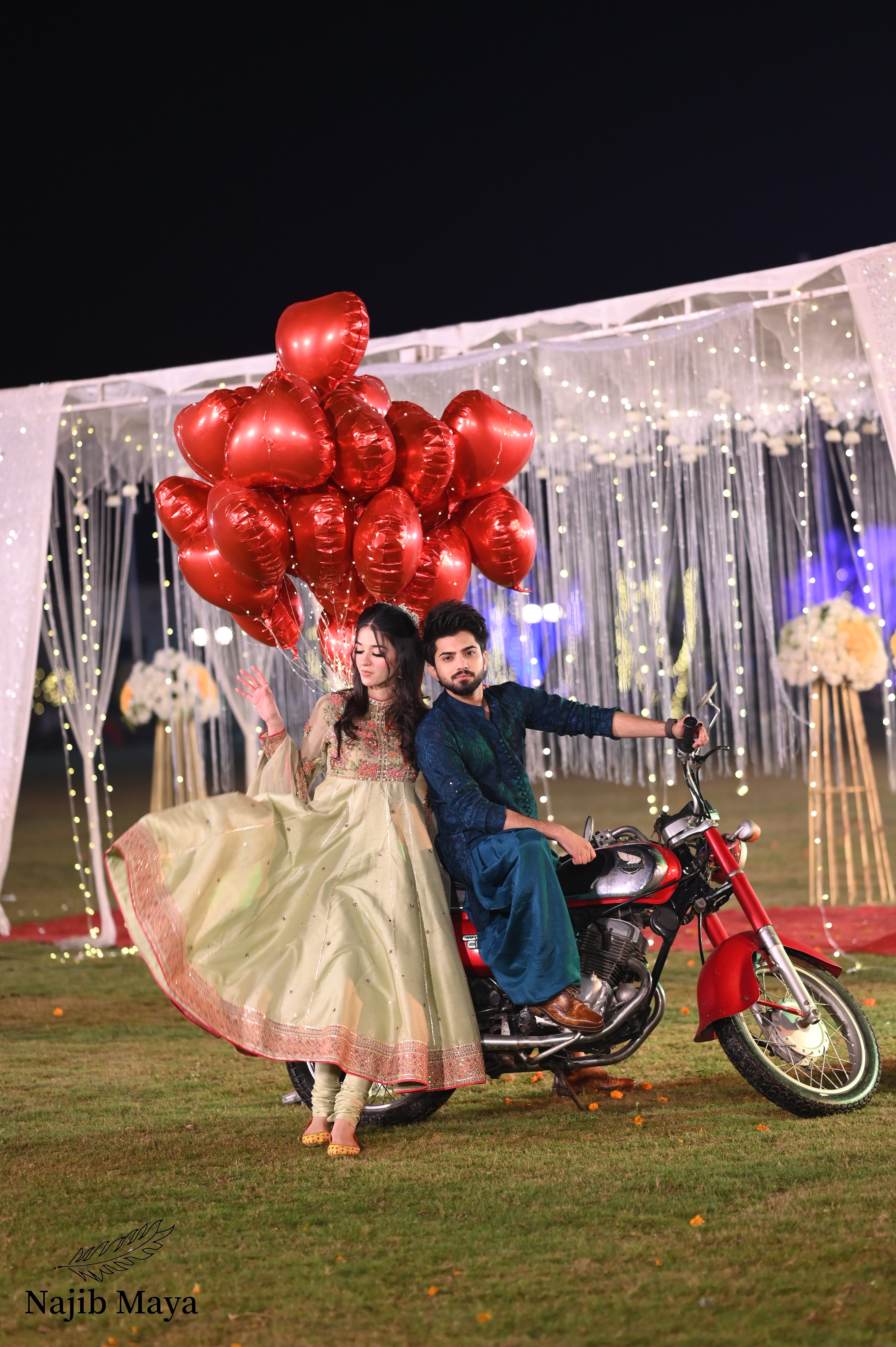 Til Blue Kurta + Patyala Shalwar For Men's Main image