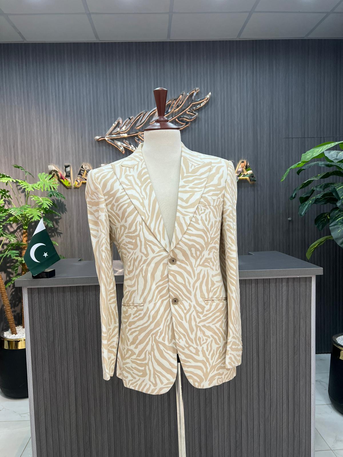 Yellow Stylish Casual Coat For Men's Secondary image