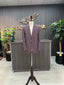 Multi Cheque Casual Coat For Men's