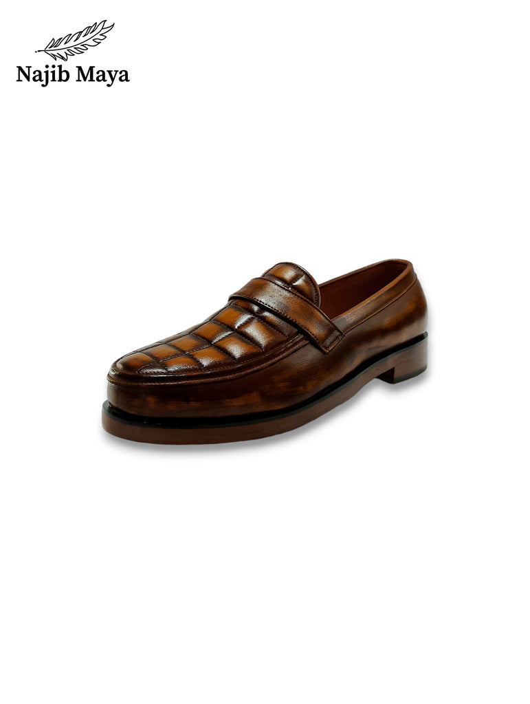 Brown Two Tone Shoes For Men's