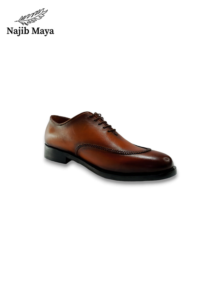 Brown Two Tone Shoes For Men's