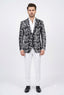 Black Unique Style Casual Coat For Men's