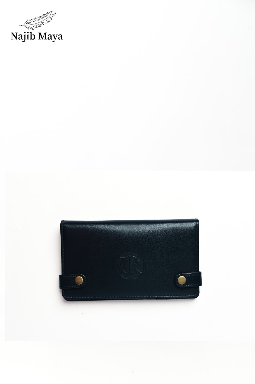 Blue Button Wallet For Men's