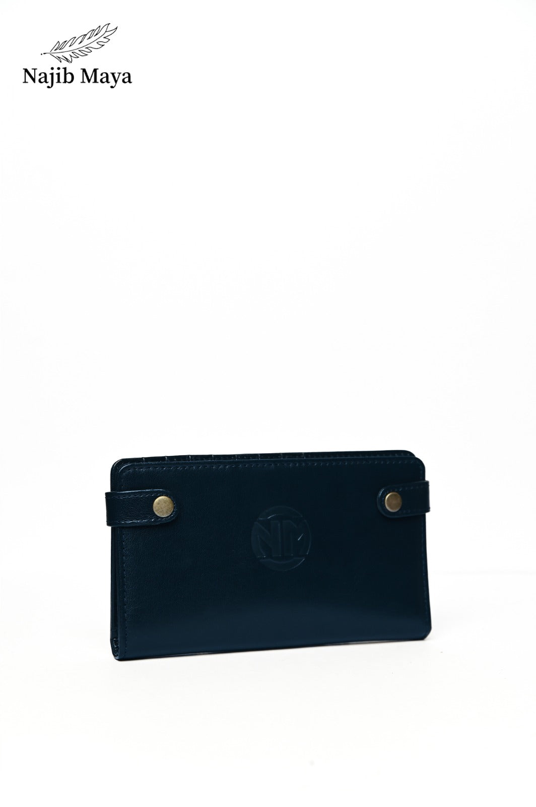 Blue Button Wallet For Men's Main image