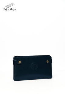 Blue Button Wallet For Men's