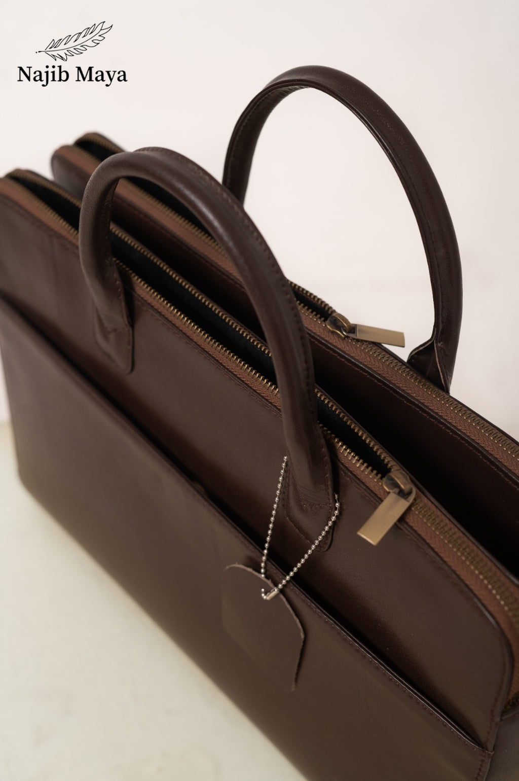 Brown Elegant Laptop Bags