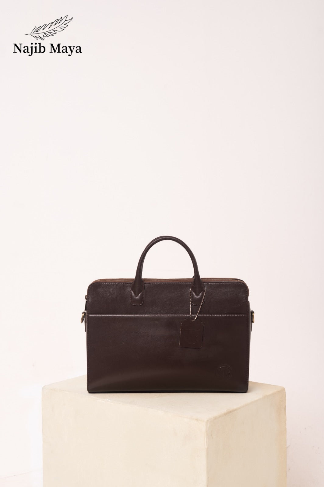 Brown Elegant Laptop Bags Main image