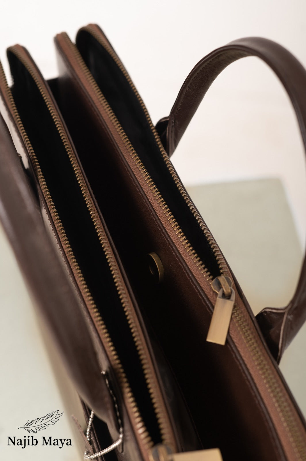 Brown Elegant Laptop Bags