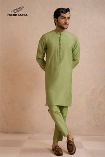 Pistai Kurta Pajama For Men's