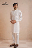 Pearl White Kurta Pajama For Men's