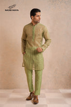 Load image into Gallery viewer, Pista Embroidery Kurta Pajama For Men&#39;s