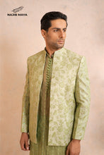 Load image into Gallery viewer, Pistayi Embroidery Prince Coat + Pistayi Embroidery Kurta Pajama For Men&#39;s