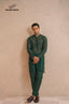 Green Embroidery Kurta Pajama For Men's