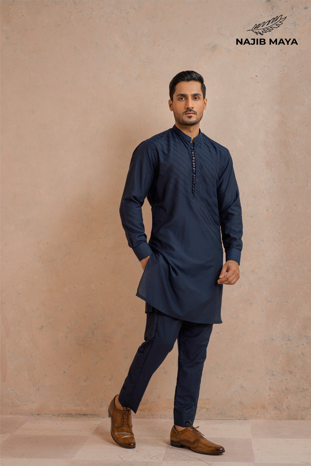 Blue Kurta Pajama For Men's