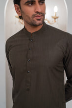 Load image into Gallery viewer, Green Kurta With Bell Bottom Pajama For Men's