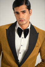 Dhani Velvet Coat Black Bell Bottom Pant For Men's