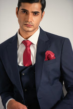Load image into Gallery viewer, Navy Blue Elegant Coat Pant &amp;  Waistcoat For Men&#39;s