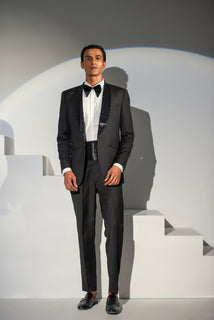 Black Tuxedo Coat Pant For Men's