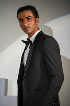 Black Tuxedo Coat Pant For Men's