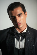 Load image into Gallery viewer, Black Tuxedo Coat Pant &amp; Waistcoat For Men&#39;s