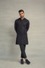 Black Sequence Design Kurta Pajama For Men's