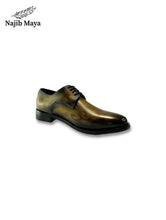 Load image into Gallery viewer, Black Gold Darbi Shoes For Men&#39;s