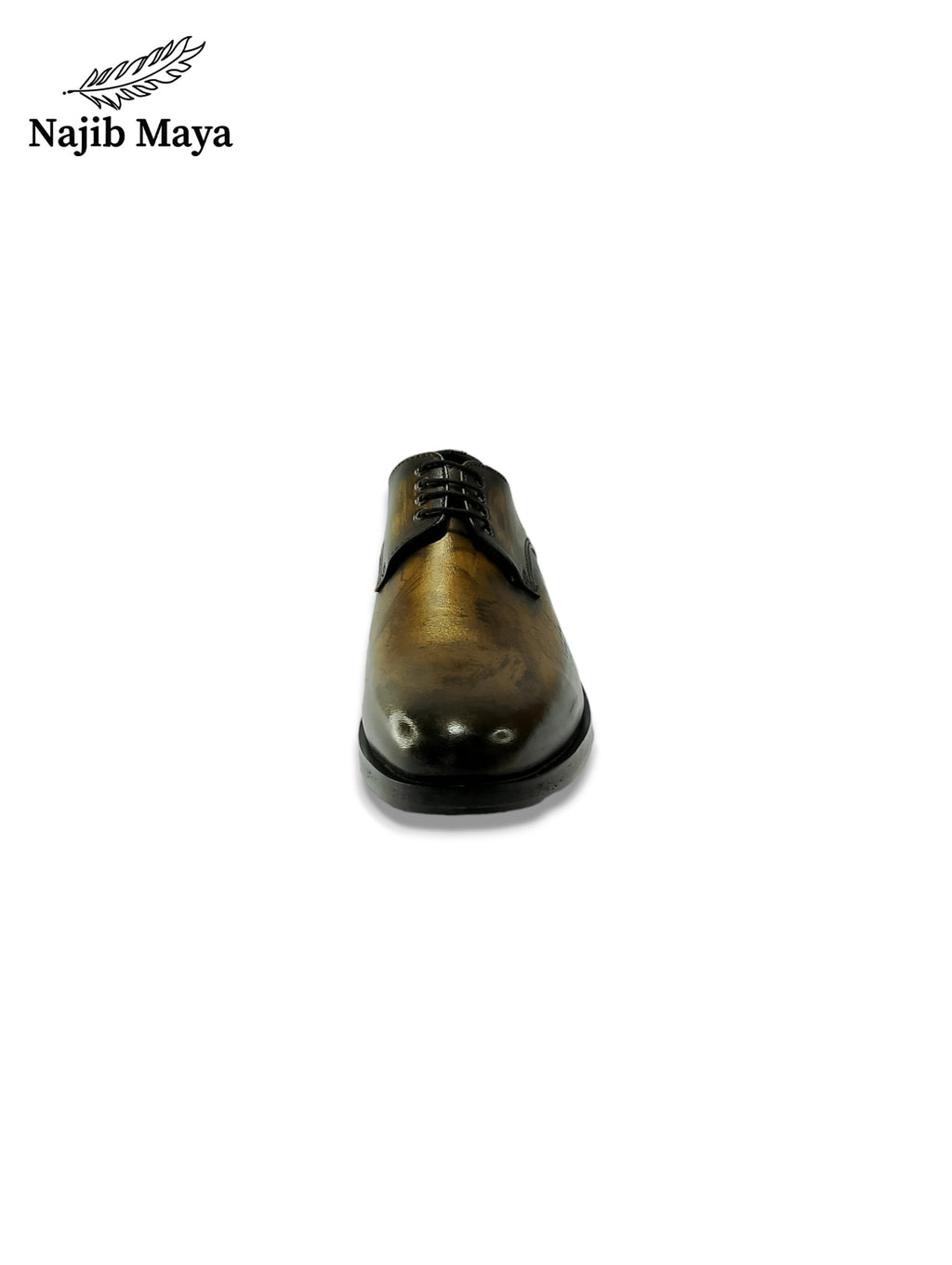Black Gold Darby Shoes For Men's