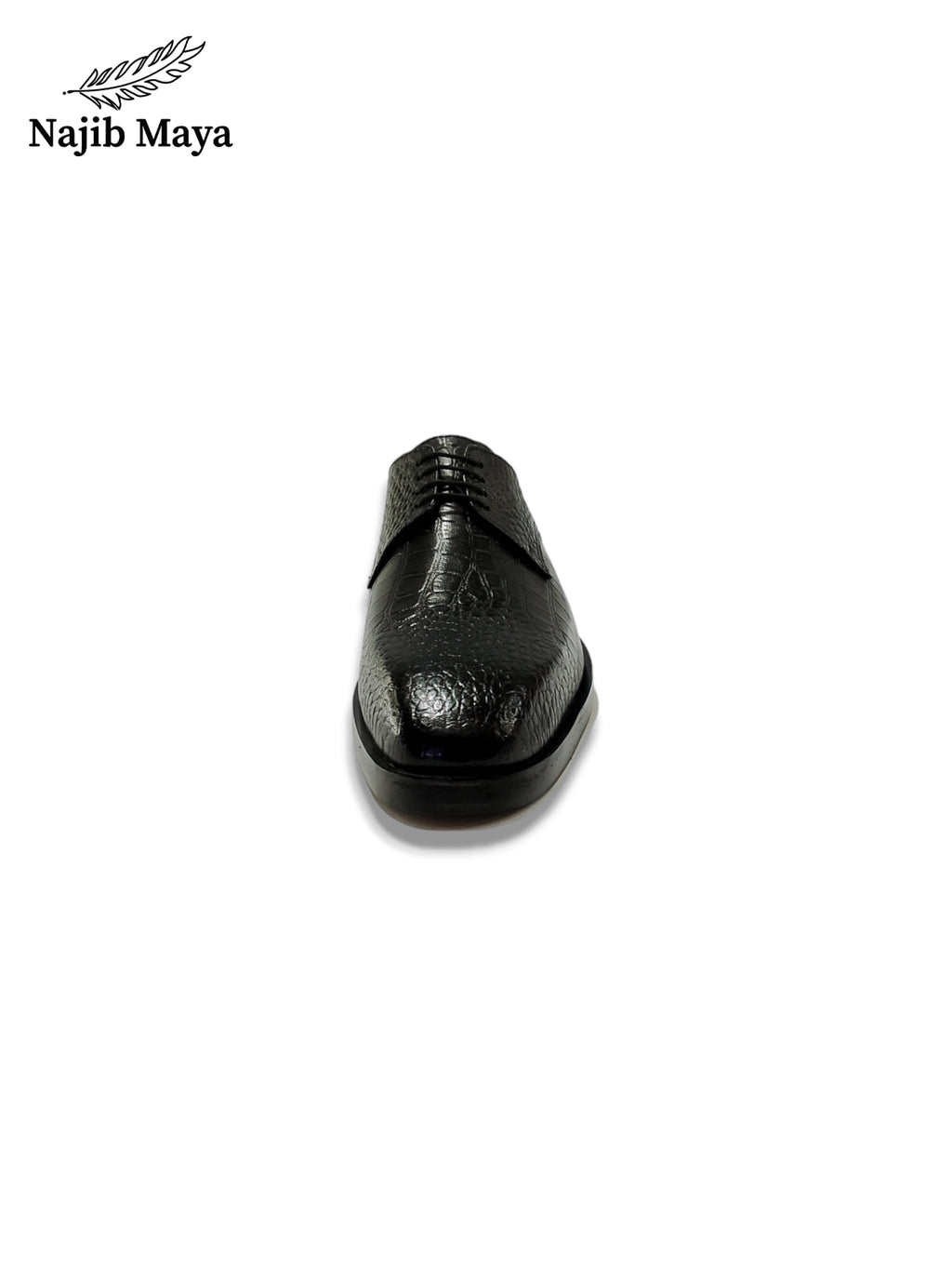 Black Darby T-Shape Shoes For Men's