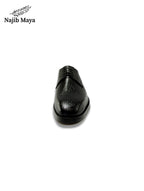 Black Darby T-Shape Shoes For Men's