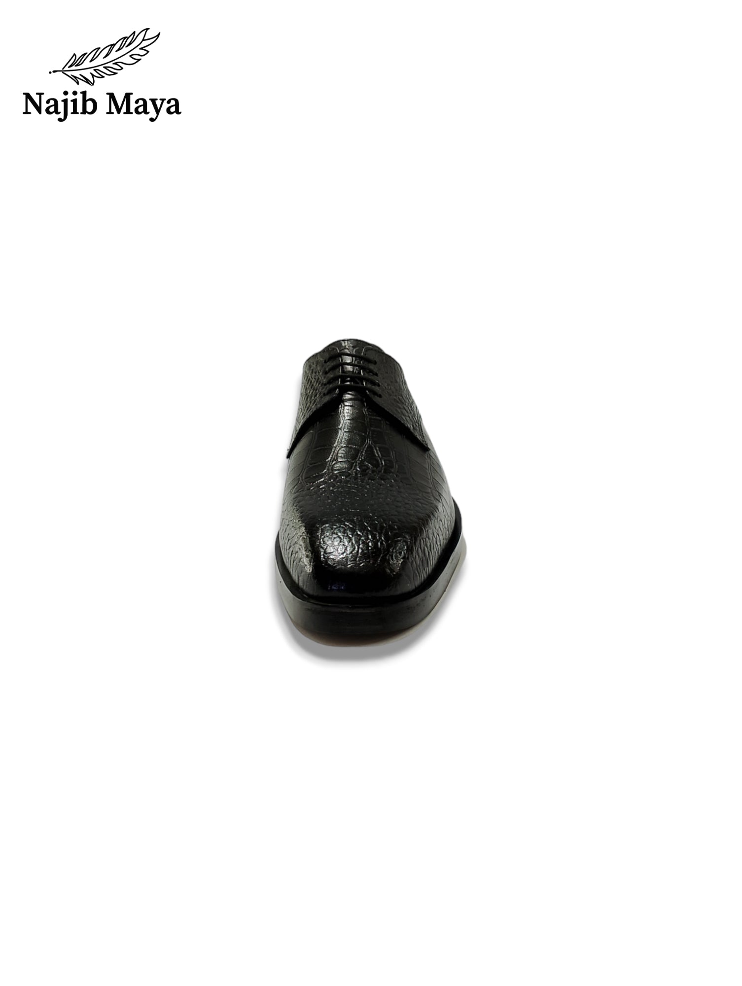 Black Darby T-Shape Shoes For Men's