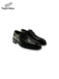 Black Darbi T-Shape Shoes For Men's